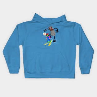 Ski Free or Die Hard Kids Hoodie